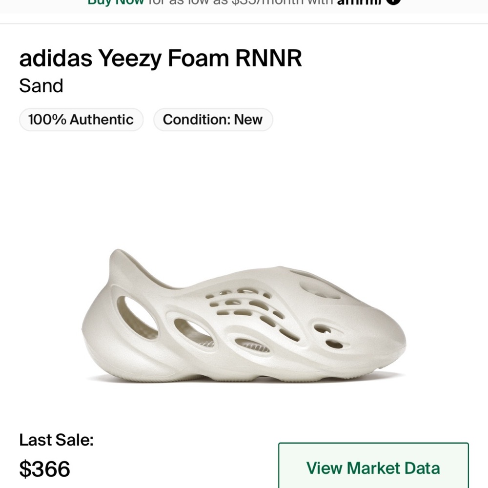 Adidas yezzys foam runners